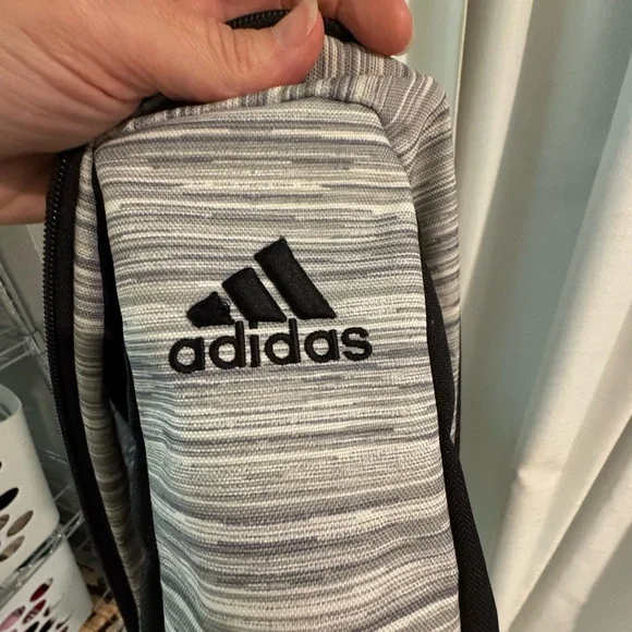 Adidas Men's Black and Gray Backpack - Picture 3 of 4